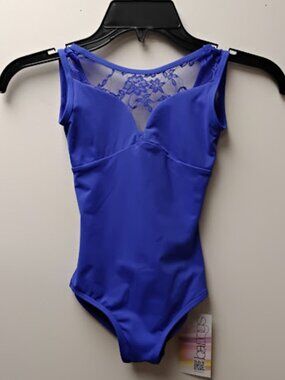 Gorgeous royal blue baltogs leotard